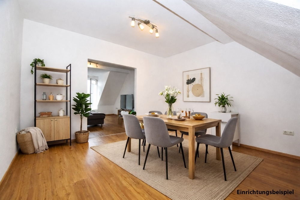 In perfekter, zentraler Lage in Friesoythe wohnen! Top-gepflegte Dachgeschosswohnung mit Einbauküche und Südbalkon - Photo 3