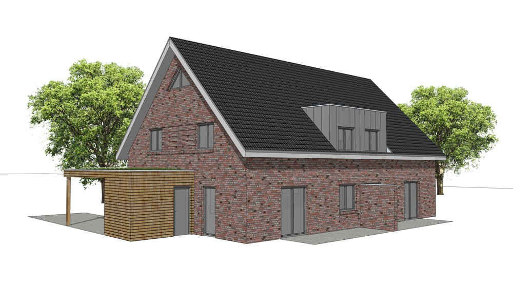Neubau-Doppelhaushälfte - KfW-40 - mit PV-Anlage und Speicher - Foto 2