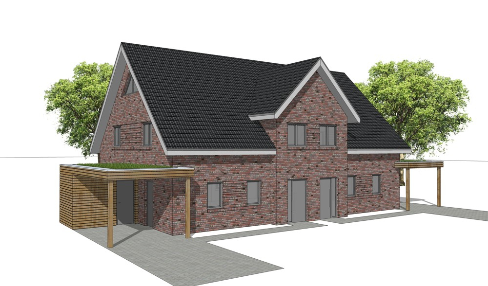 Neubau-Doppelhaushälfte - KfW-40 - mit PV-Anlage und Speicher - Foto 3