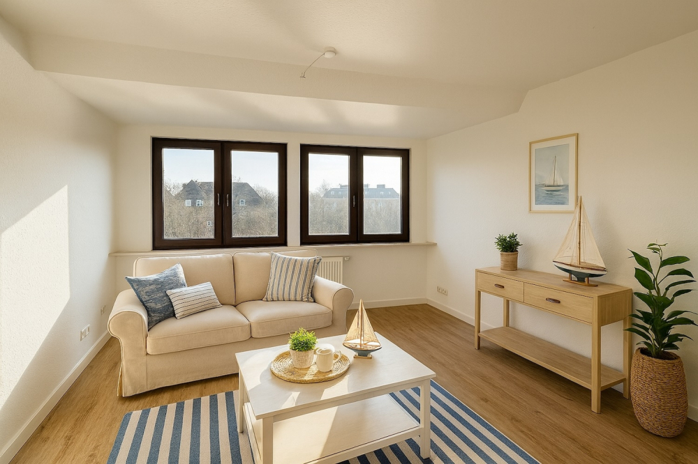 Schön und ruhig wohnen auf der Insel Langeoog - renovierte 3 ZKB als Dauerwohnsitz an der Nordsee - Photo 1