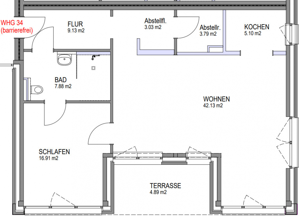 Sonnige Erdgeschosswohnung am Norder Tor mit großer Terrasse zur Miete! - Foto 2