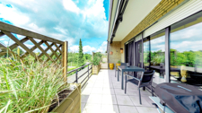 Balkon mit herrlichem Ausblick
