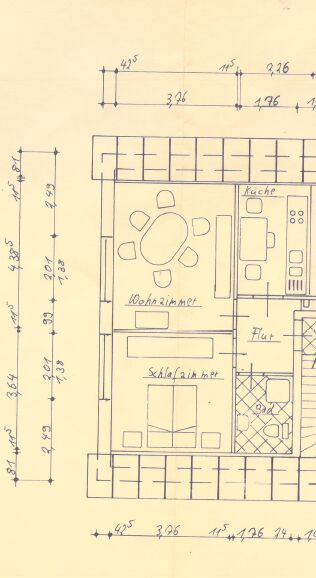 Gemütliche Dachgeschosswohnung mit Einbauküche in zentraler, dennoch ruhiger Lage von Ostgroßefehn - Foto 2