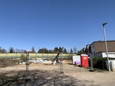 Einbringen der Bodenplatte