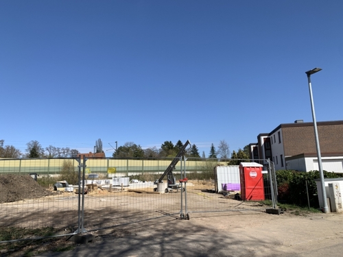 Einbringen der Bodenplatte