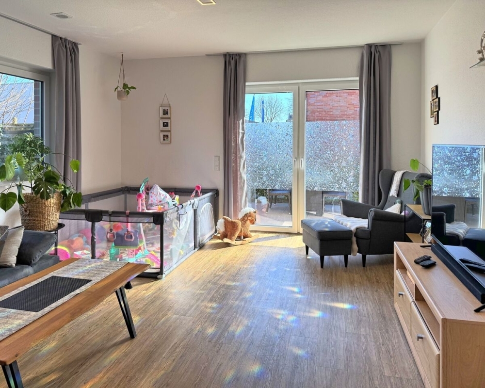 Neuwertige Erdgeschosswohnung mit Terrasse inmitten von Remels - Foto 1