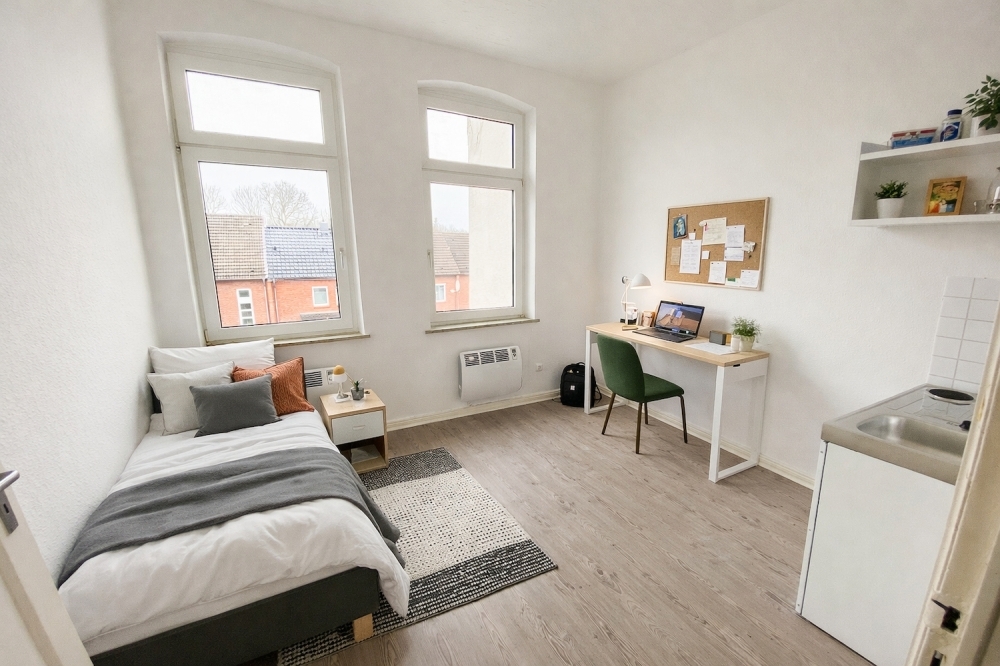 Smart wohnen in Bant: Ideal für Studenten, Azubis & Soldaten - Miniwohnung mit Duschbad & Kochzeile - Foto 1