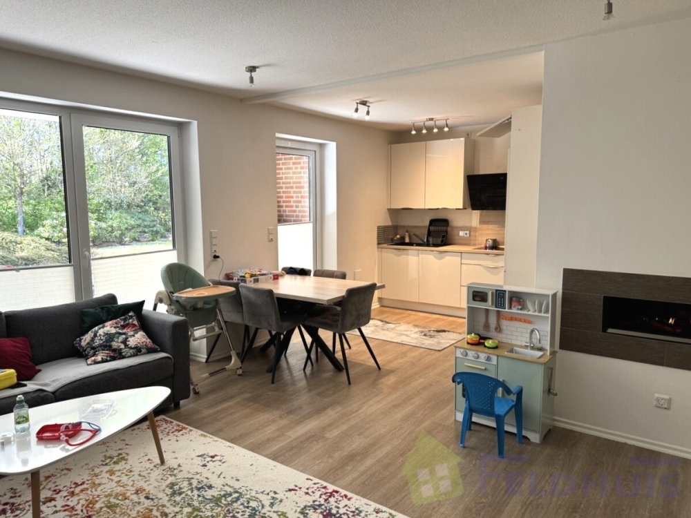 Wohnen am Philippsburger-Park! 3-Zimmer-Erdgeschosswohnung mit Terrasse in Leer-Loga - Photo 2