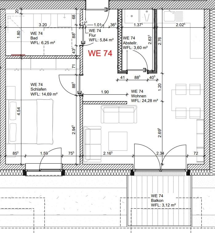 2-Zimmer Wohnung im Obergeschoss in Osnabrück - Foto 3