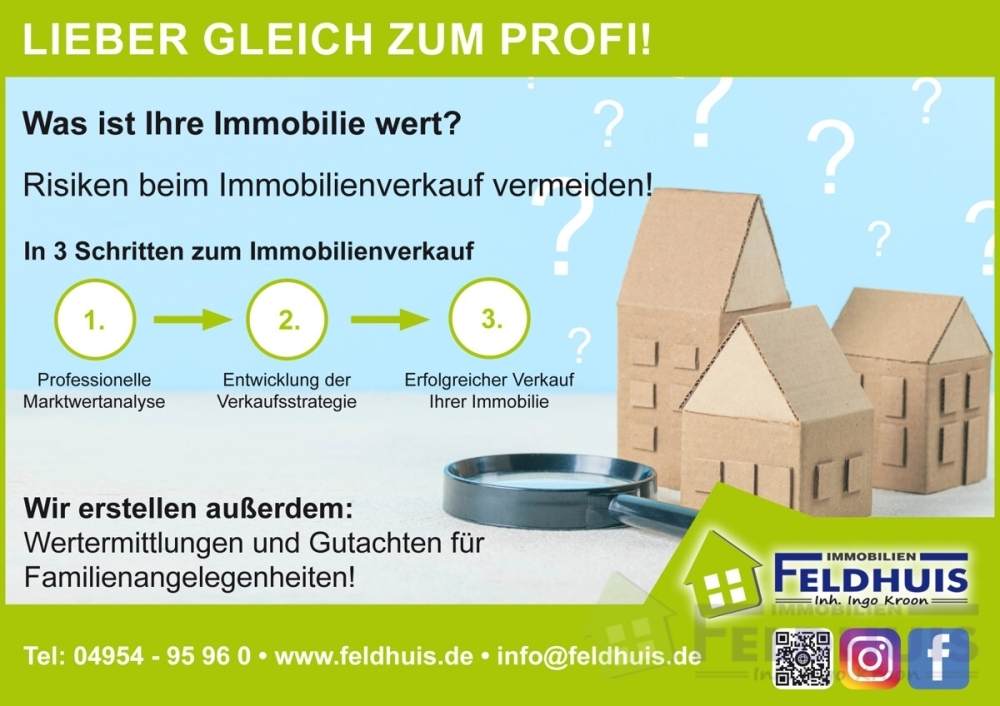 Geräumiges Wohnen in ruhiger Siedlungslage – 4-Zimmer-Wohnung in Warsingsfehn! - Foto 2