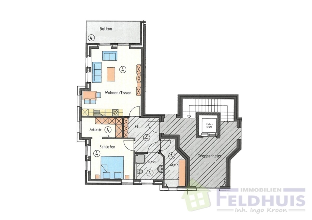 Stilvolle Oberwohnung in Veenhusen – modern, gemütlich und mit Balkon! - Foto 5