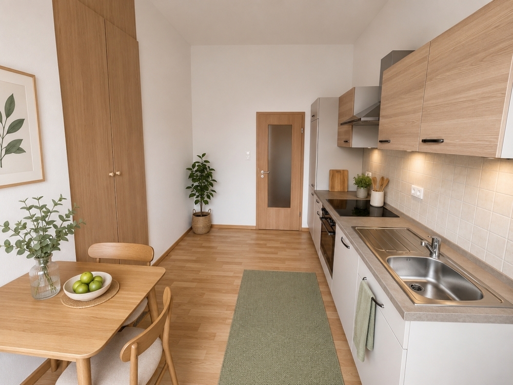Helle 2-Zimmer-Wohnung mit Einbauküche, großem Wohnbereich & Altbauflair, zentral in Wilhelmshaven - Foto 5