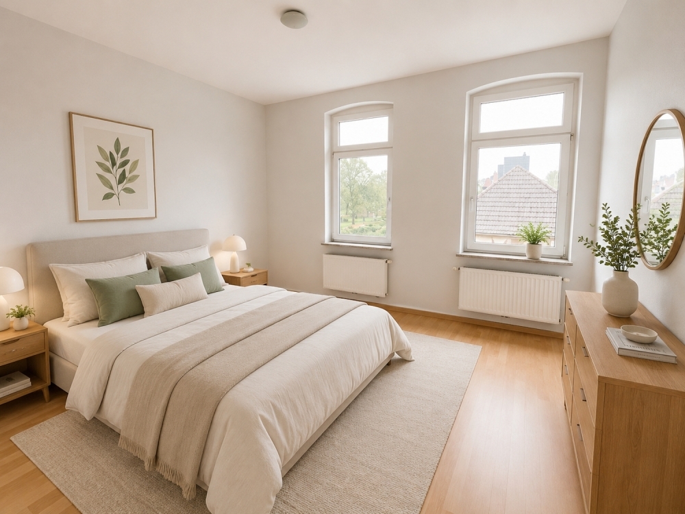 Helle 2-Zimmer-Wohnung mit Einbauküche, großem Wohnbereich & Altbauflair, zentral in Wilhelmshaven - Foto 4