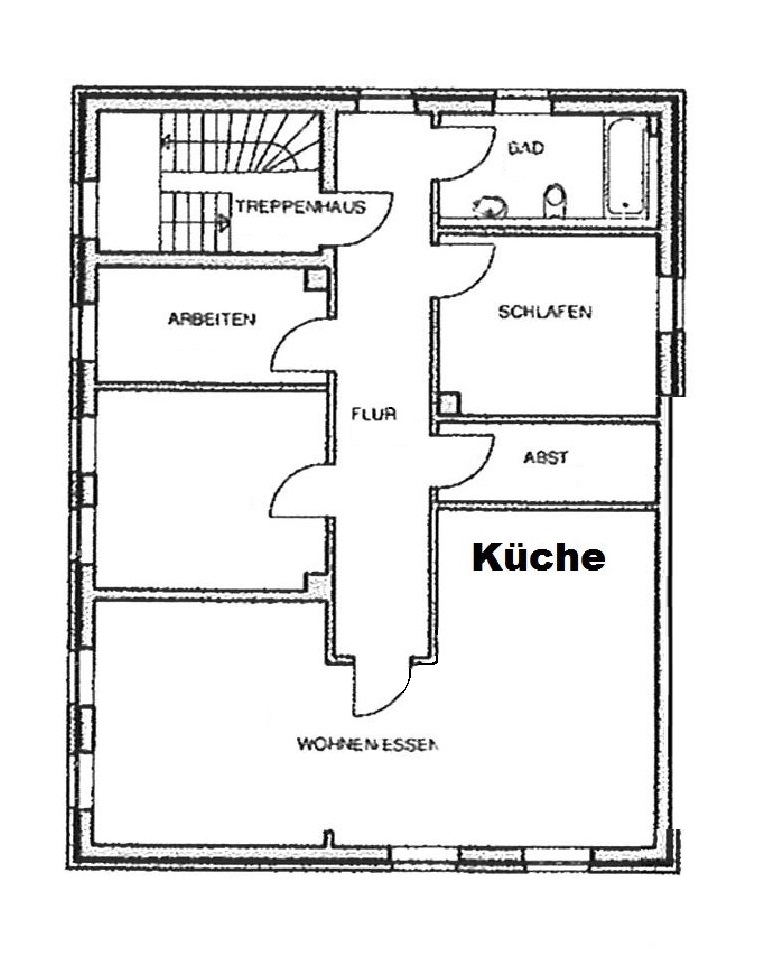 5338 - Gut geschnittene und geräumige Obergeschosswohnung in Eversten! - Foto 2