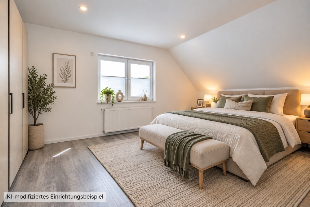Großzügig Wohnen mit Dachterrasse - attraktive Dachgeschosswohnung mit Einbauküche in Gehlenberg - Foto 1