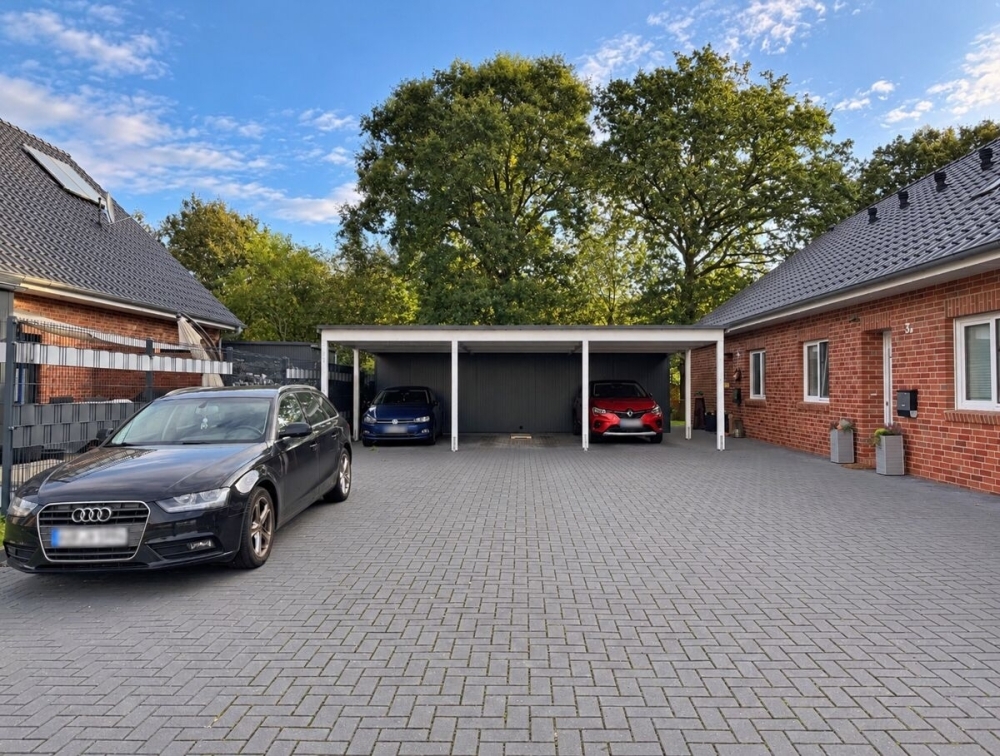 Wohnen auf einer Ebene: KfW-40+ Reihenendhaus mit Terrasse und Carport in Ostgroßefehn - Photo 5