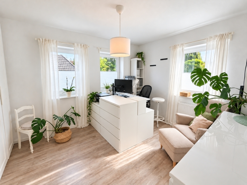 Modern und ruhig in Schortens wohnen - schöne 3 ZKB mit EBK, Dusche/Wanne, Balkon & Stellplatz - Photo 3