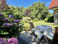 Sitzplatz vor der Veranda