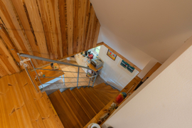 Treppe zum Studio