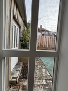 Blick auf die Terrasse 