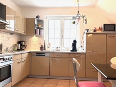 Einbauküche im Dachgeschoss