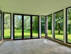 Ausblick aus dem Wintergarten