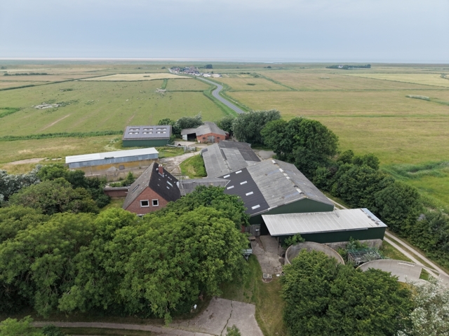 Luftaufnahme mit Nordsee