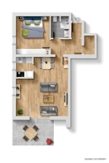Grundriss Wohnung