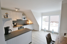Landhausküche mit Tresen