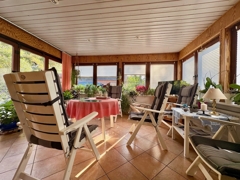 Behaglicher Wintergarten