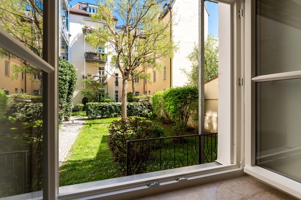Ausblich in den Innenhof