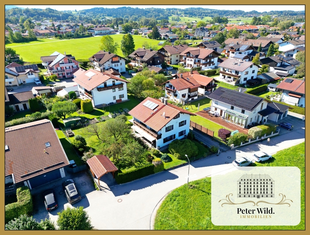 Luftbild Haus Nahaufnahme