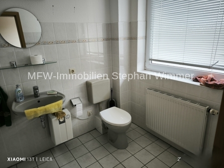 Mitarbeitertoilette im Obergeschoss