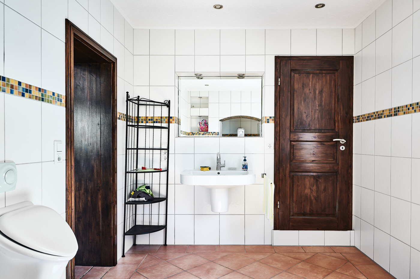 Das bereits fertige Bad im EG