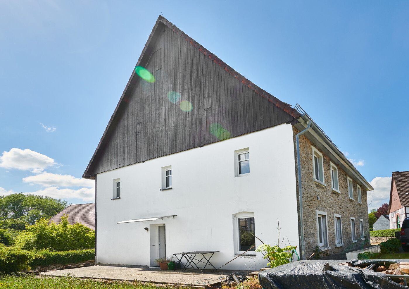 Die hintere Terrasse