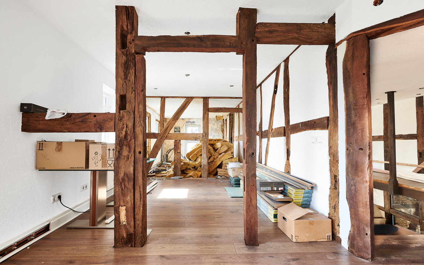 Hier können drei separate Zimmer entstehen