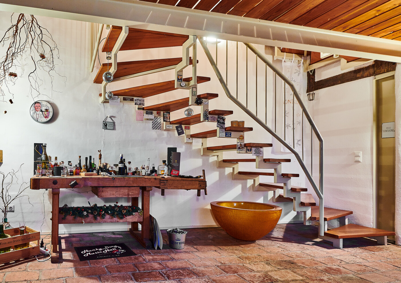 Die Treppe in das OG