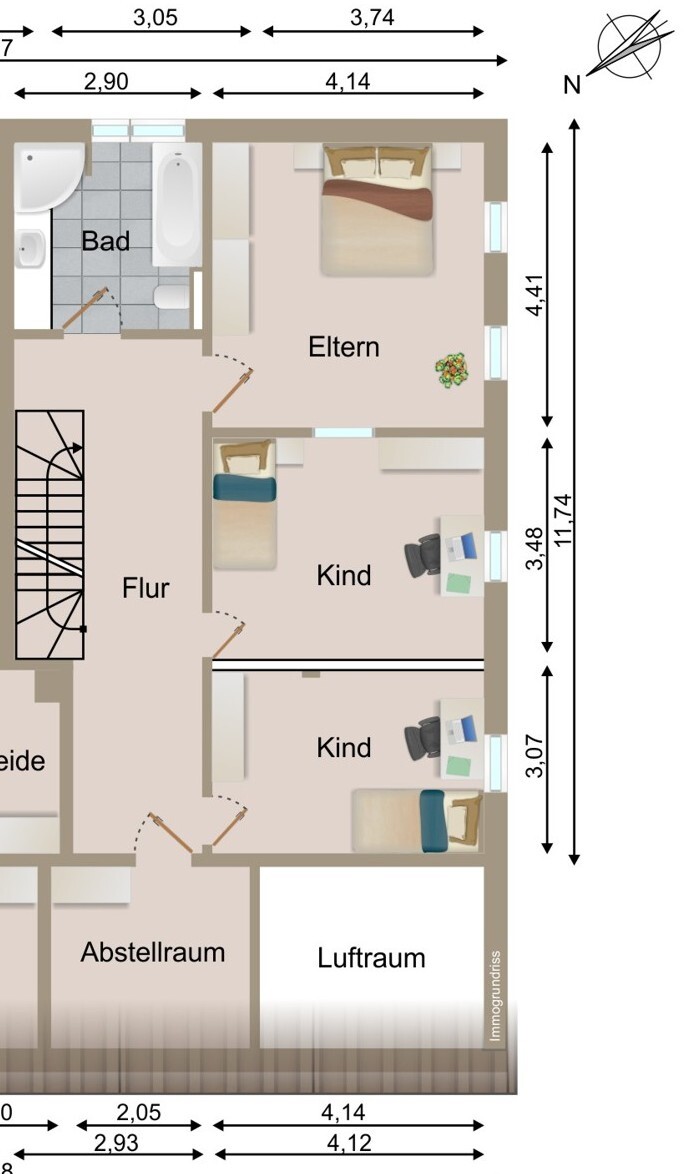 Grundriss OG