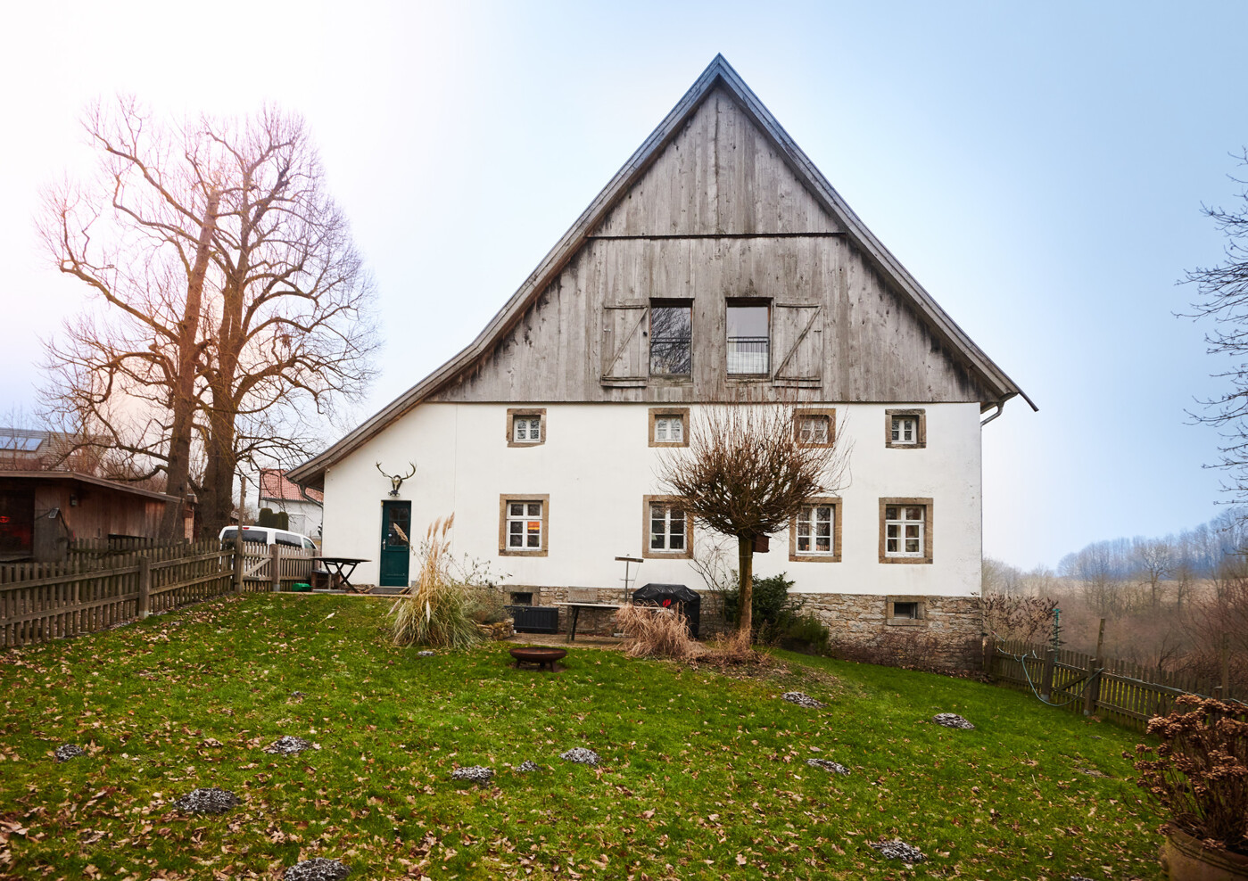 Das Haus mit eigenem Gartenanteil