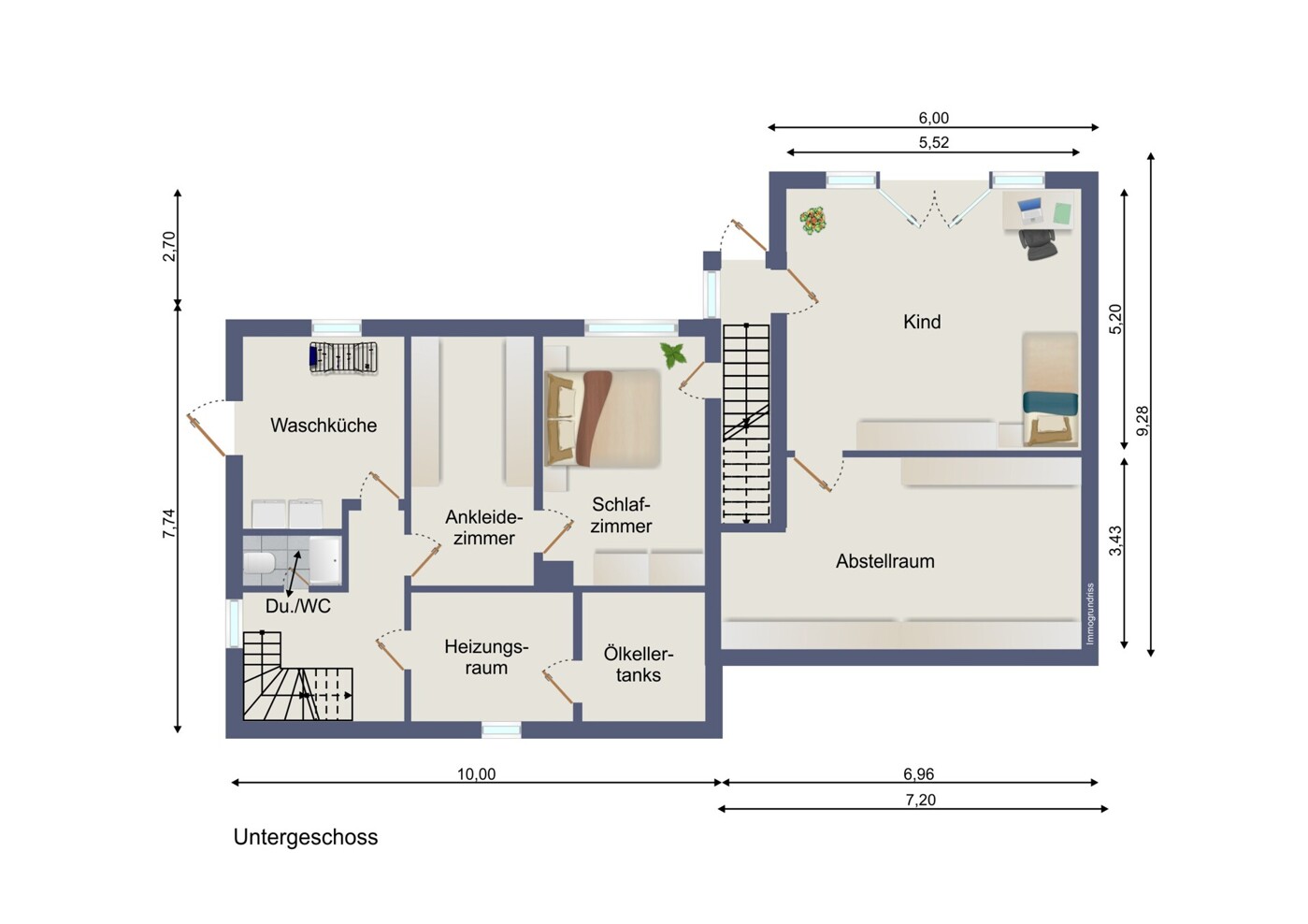 Grundriss Untergeschoss