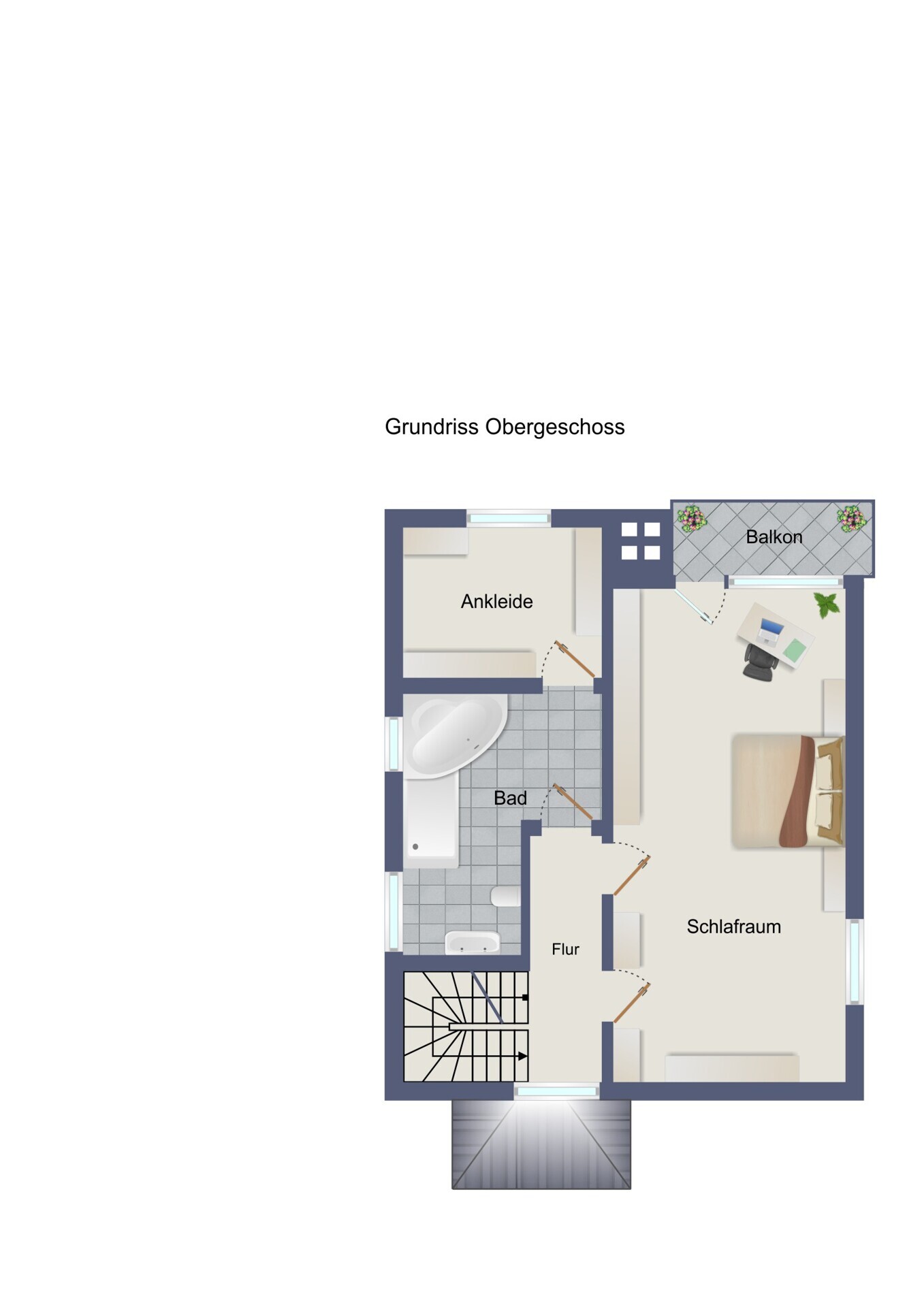 Grundriss Obergeschoss