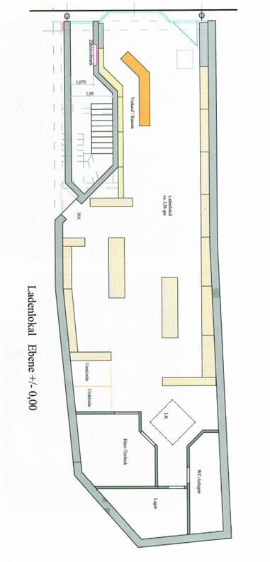 Grundriss EG Gewerbeeinheit