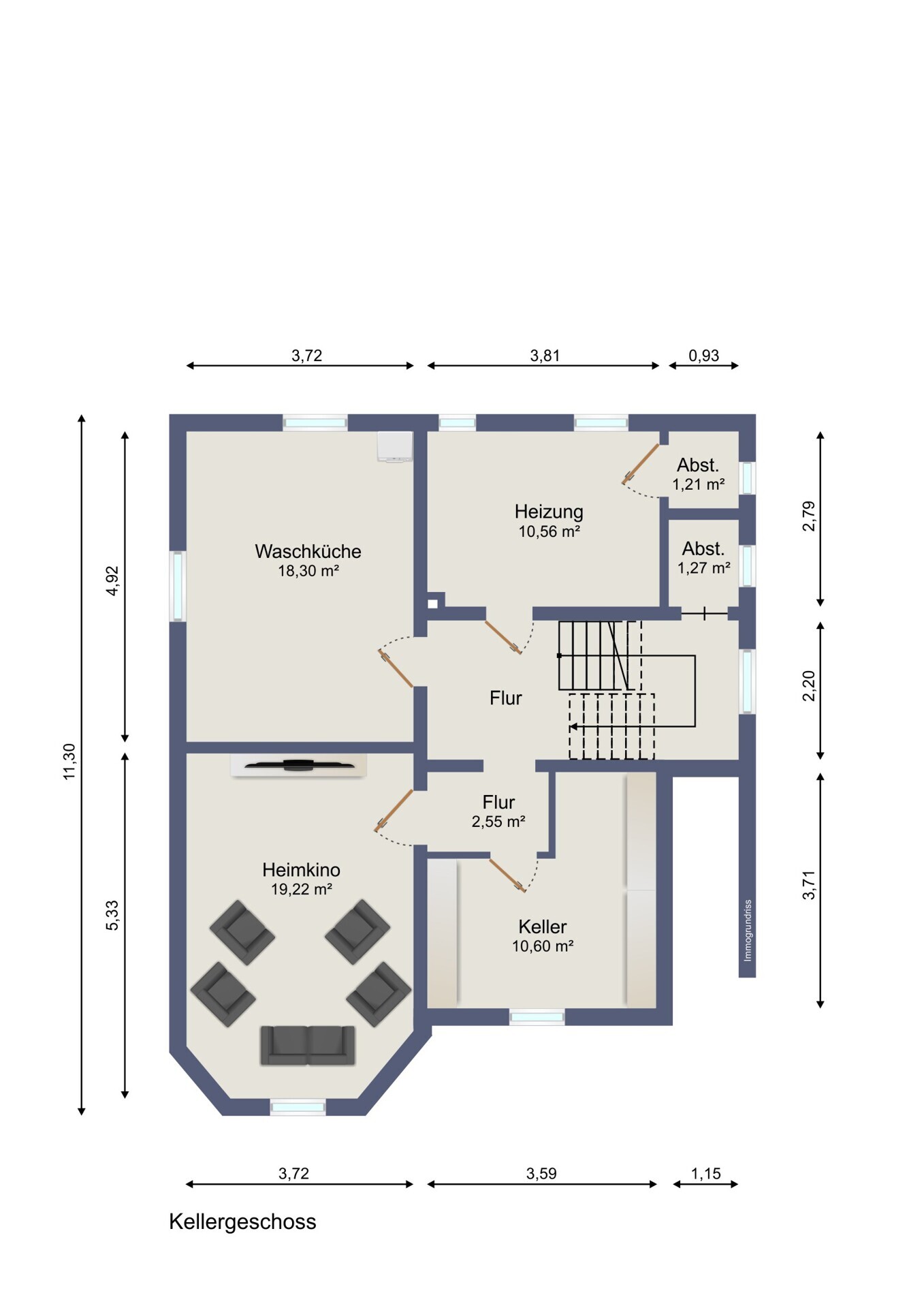 Grundriss UG