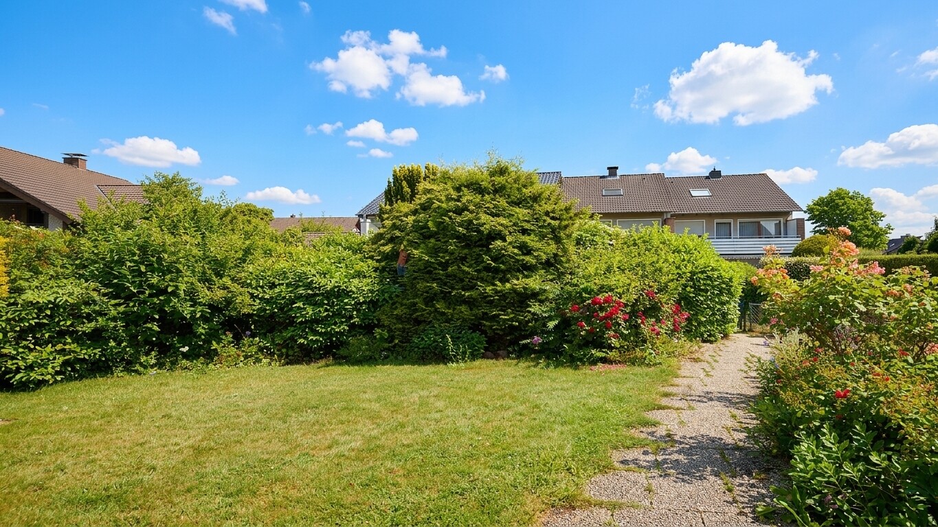 Garten vor der Haustür