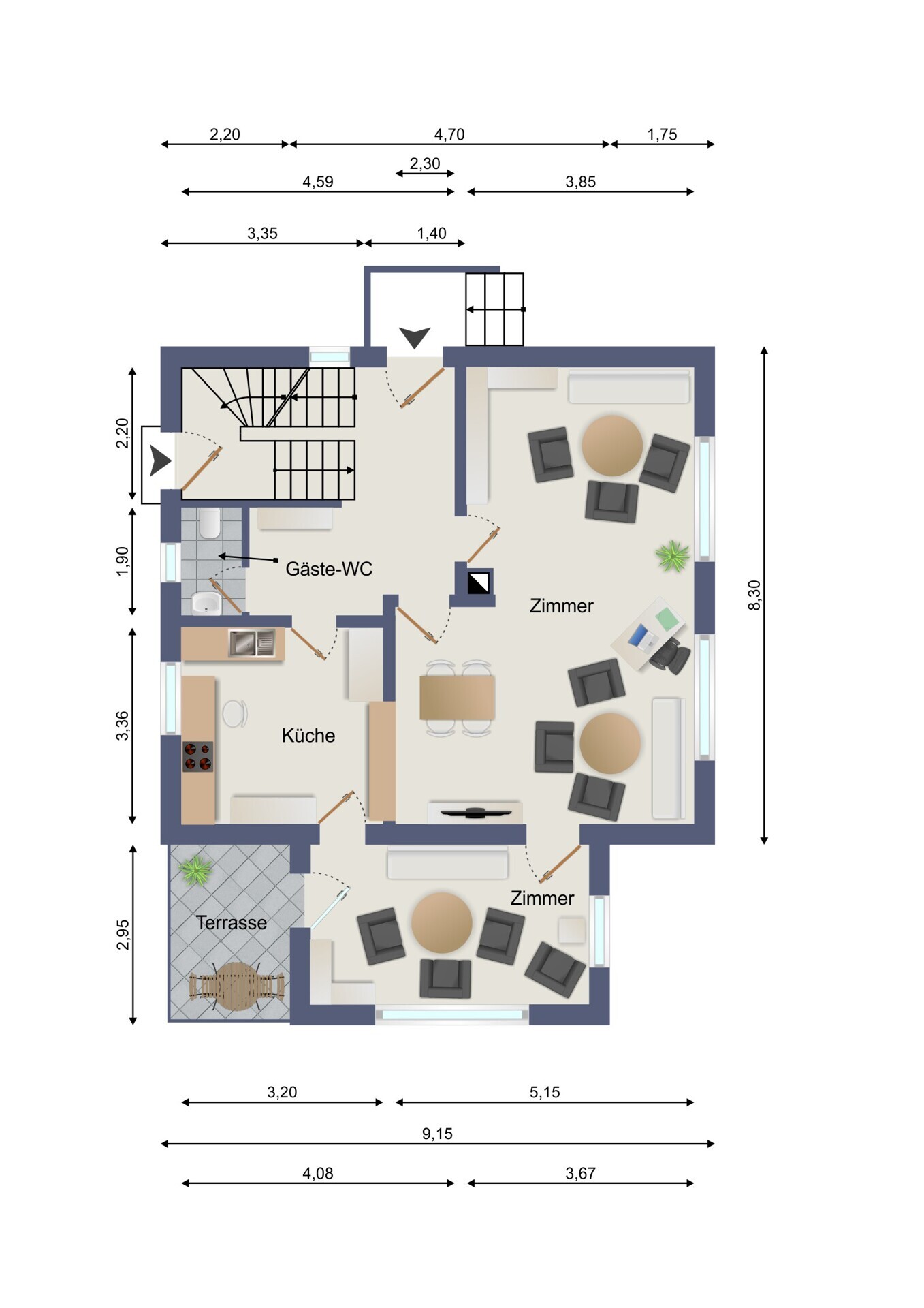 Grundriss Erdgeschoss
