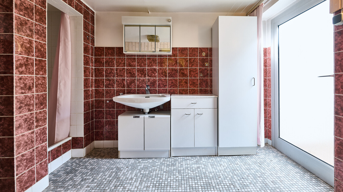 Dusche im Keller