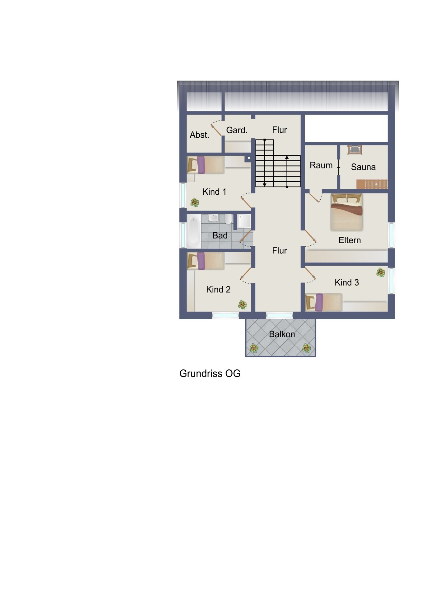 Grundriss Obergeschoss
