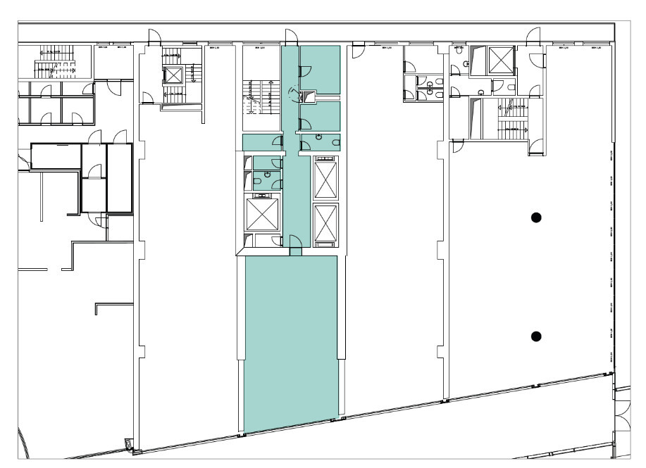 Grundriss Hamburger Straße 1-15, 1.OG, ca. 101 qm