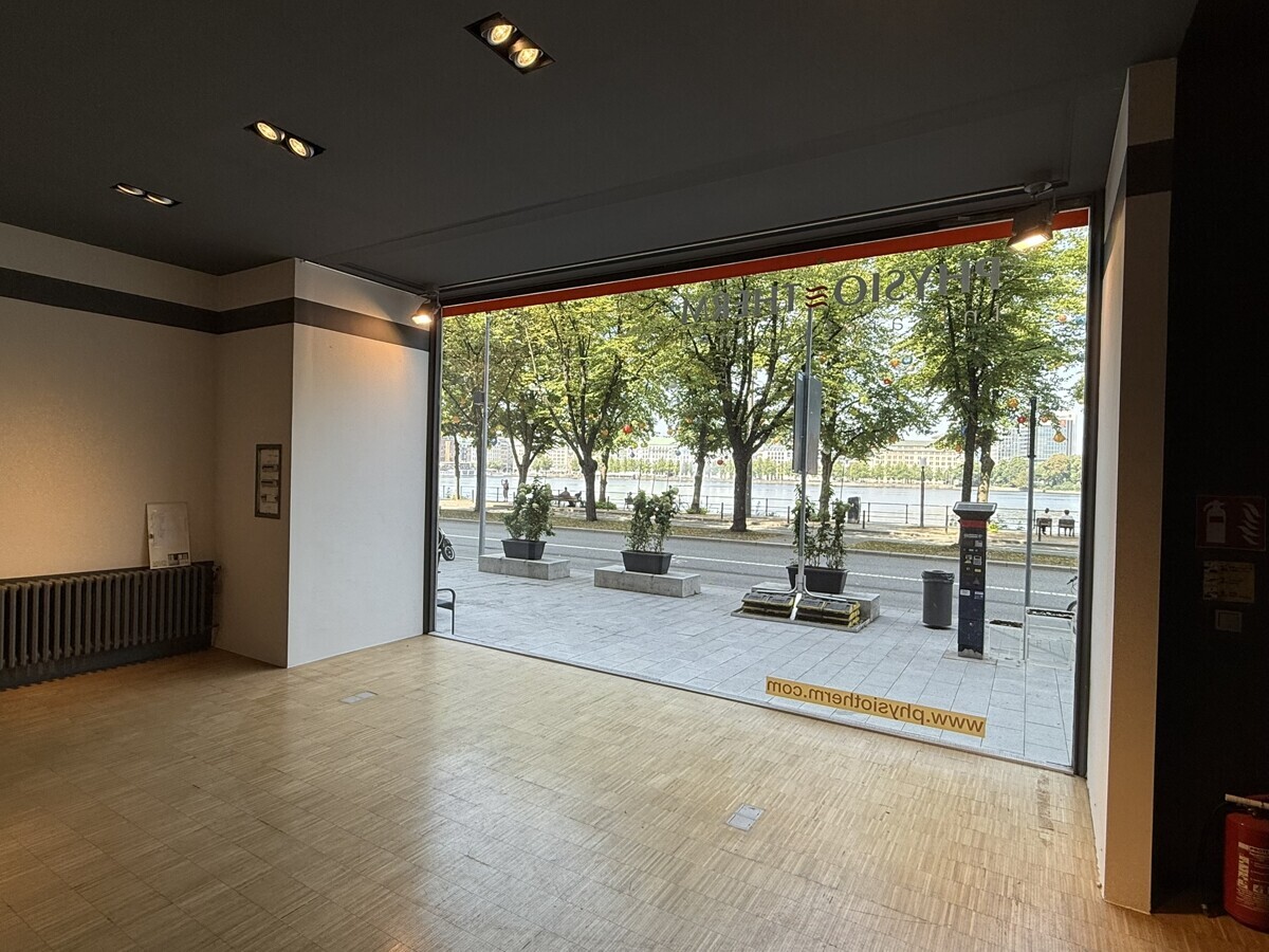 Schaufenster mit Alsterblick