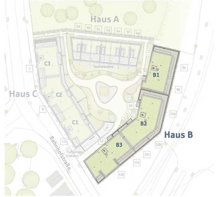 Lageplan Hospital Quartier